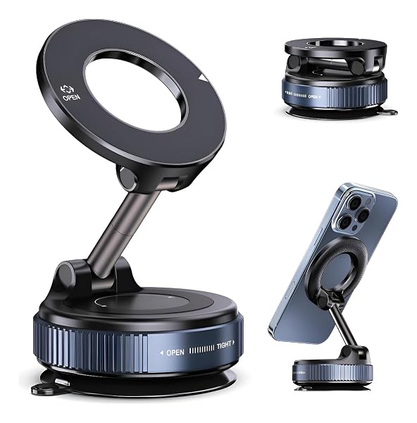 Suporte Magnético com Ventosa 360°